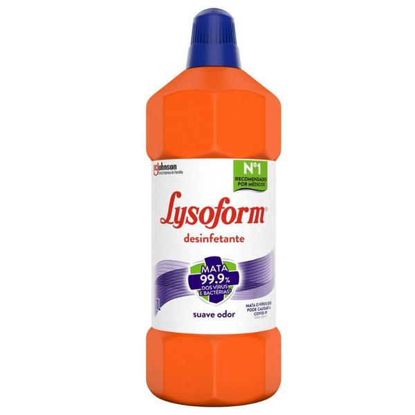 Imagem de Desinfetante Bruto Lysoform Uso Geral Suave Odor 1l