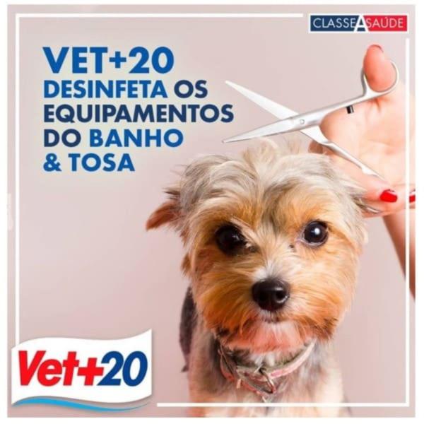 Imagem de Desinfetante Concentrado Bactericida VET+20 Limão-Cravo 500ml