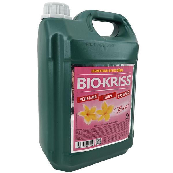 Desinfetante Floral 5 Litros Bio Kriss Imagem de Desinfetante Floral 5 Litros Bio Kriss