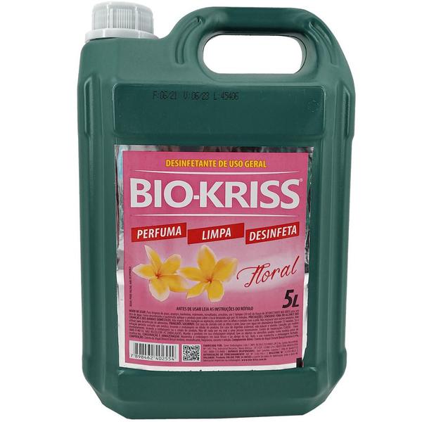 Desinfetante Floral 5 Litros Bio Kriss Imagem de Desinfetante Floral 5 Litros Bio Kriss