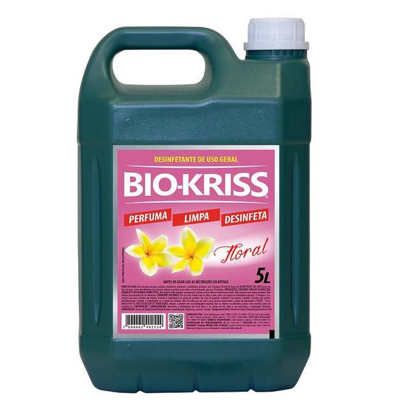 Desinfetante Floral 5 Litros Bio Kriss Imagem de Desinfetante Floral 5 Litros Bio Kriss