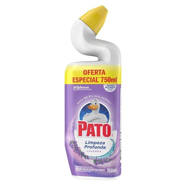 Imagem de Desinfetante Limpeza Profunda em Gel Lavanda Pato 750ml