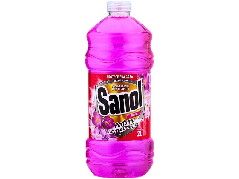Desinfetante Líquido Sanol 2001 Concentrado Floral 2L Desinfetante Líquido Sanol 2001 Concentrado Floral 2L