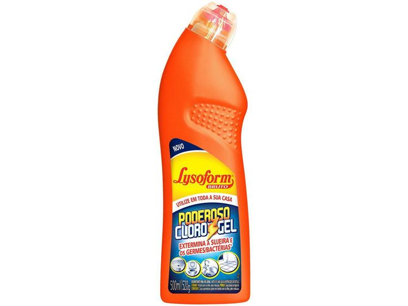 Imagem de Desinfetante Lysoform Bruto Poderoso Cloro Gel - 500ml