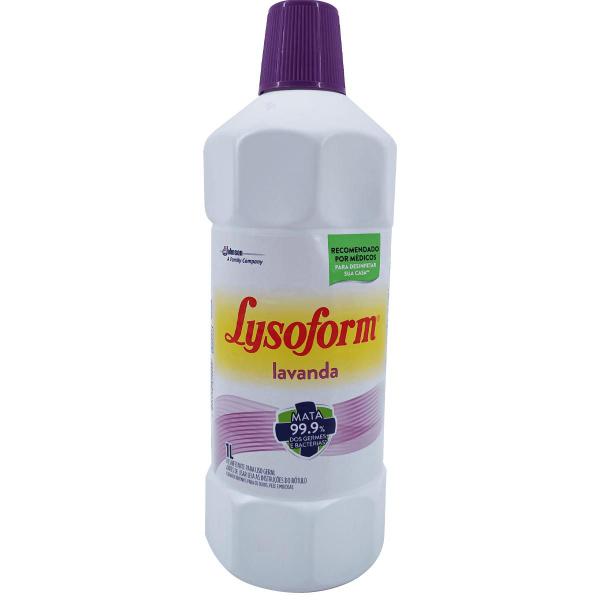 Desinfetante Lysoform Lavanda 1 Litro Johnson Imagem de Desinfetante Lysoform Lavanda 1 Litro Johnson