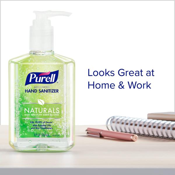 Imagem de Desinfetante para mãos Purell Advanced Naturals 240 ml (pacote com 12)