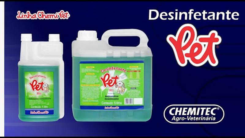 Imagem de Desinfetante Pet Chemitec 1L