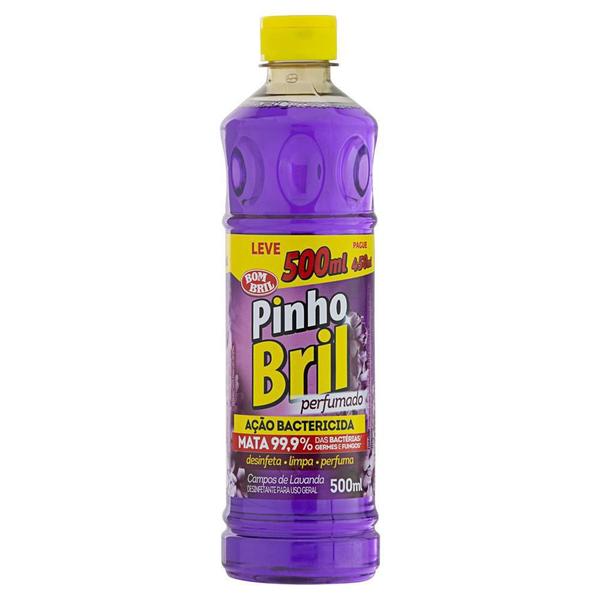 Imagem de Desinfetante Pinho Bril Lavanda 500Ml Kit 12