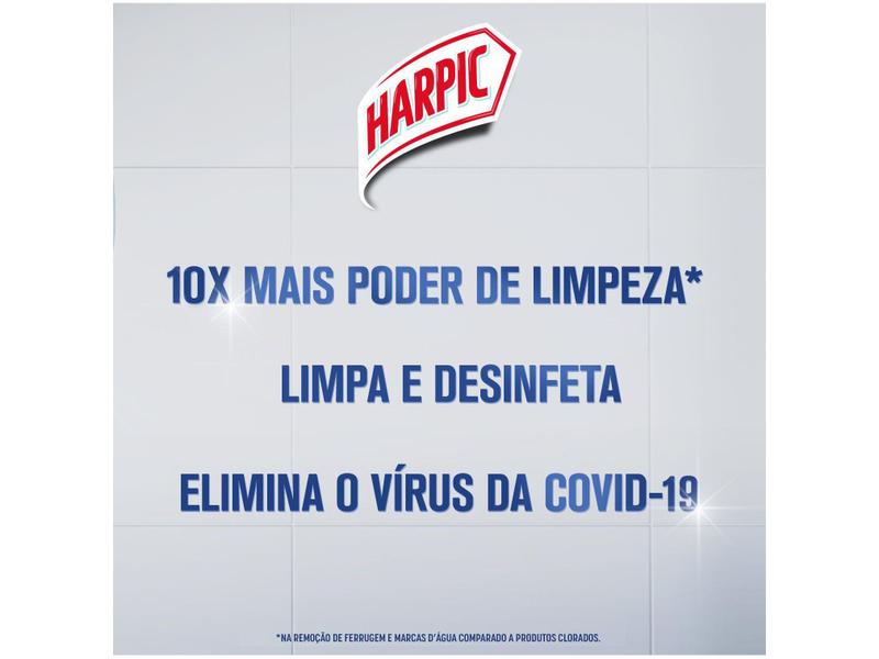 Desinfetante Sanitário Líquido Harpic Power Plus - Marine 500ml Imagem de Desinfetante Sanitário Líquido Harpic Power Plus