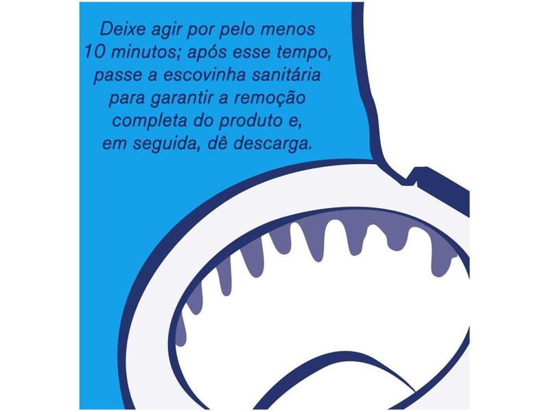 Desinfetante Sanitário Líquido Harpic Power Plus - Marine 500ml Imagem de Desinfetante Sanitário Líquido Harpic Power Plus