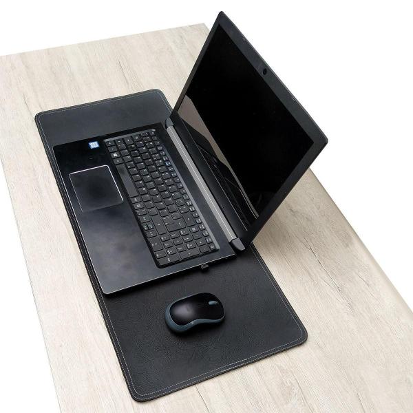 Imagem de Desk Pad 30 X 90 Em Couro Preto