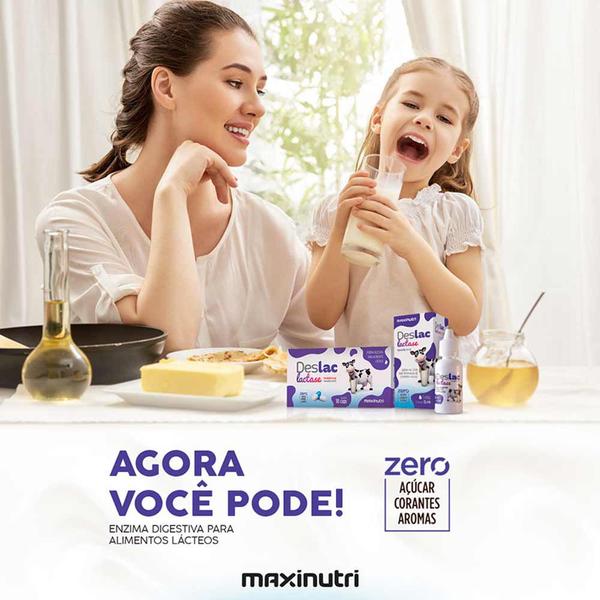 Deslac Enzima Lactase 10.000 FCC com 30 Cápsulas Maxinutri Imagem de Deslac Enzima Lactase 10.000 FCC com 30 Cápsulas Maxinutri