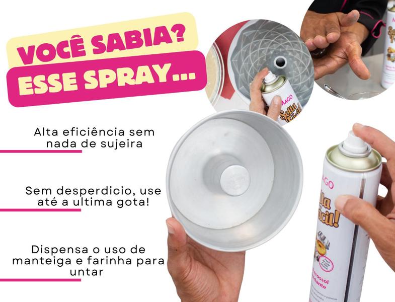 Imagem de Desmoldante Spray Unta Forma Para Bolos 400ml  Marca Mago Unitario