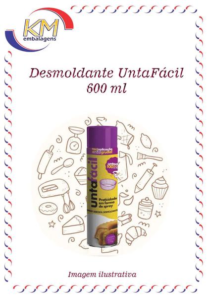 Imagem de Desmoldante UntaFácil 600 ml - unidade - spray desmoldante, forma, assadeiras, grelhas (10676)