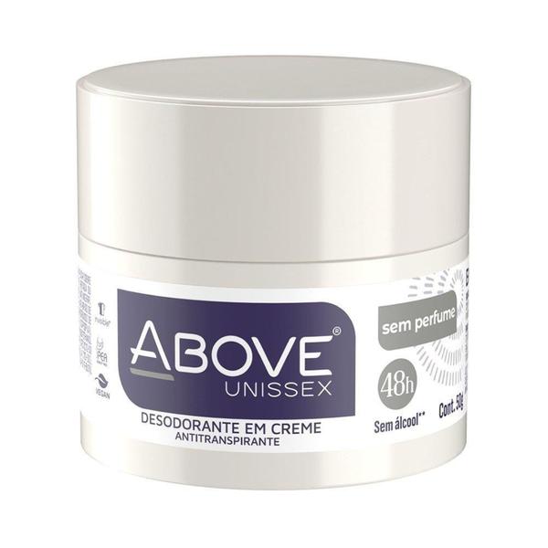 Imagem de Desodorante above creme unisex sem perfume 50g