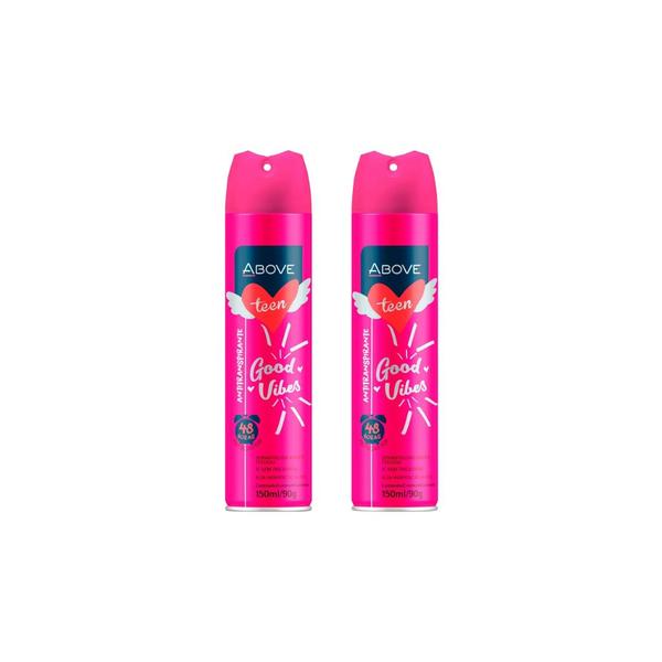 Imagem de Desodorante Aero Above 150ml Fem Good Vibes-Kit C/2un