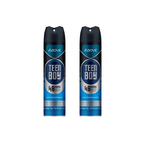 Imagem de Desodorante Aero Above 150ml Masc Teen Boy - Kit C/ 2un