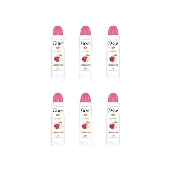 Imagem de Desodorante Aero Dove 150Ml Fem Go Fresh Roma/Verb-Kit C/6Un