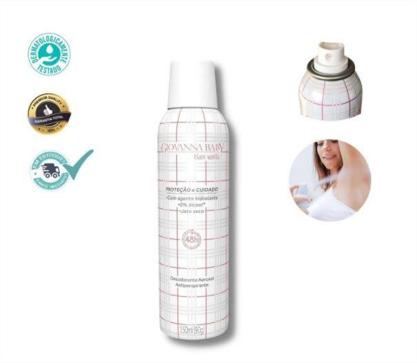 Imagem de Desodorante aero giovanna baby blanc vanilla 150 ml