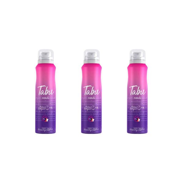 Imagem de Desodorante Aero Tabu 150ml Ousada - Kit C/ 3un