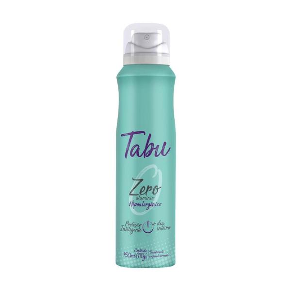 Imagem de Desodorante Aero Tabu Zero Alumínio 150ml