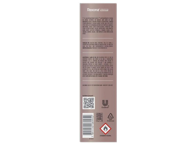 Imagem de Desodorante Aerosol Antitranspirante Rexona - Clinical Refresh 96 Horas 150ml