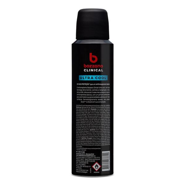 Imagem de Desodorante Aerosol Bozzano Clinical Ultra Cool 150ml