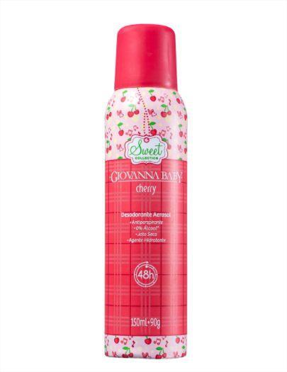 Imagem de Desodorante aerosol cherry giovanna baby 150ml