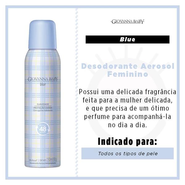 Imagem de Desodorante Aerosol Giovanna Baby - Feminino Blue