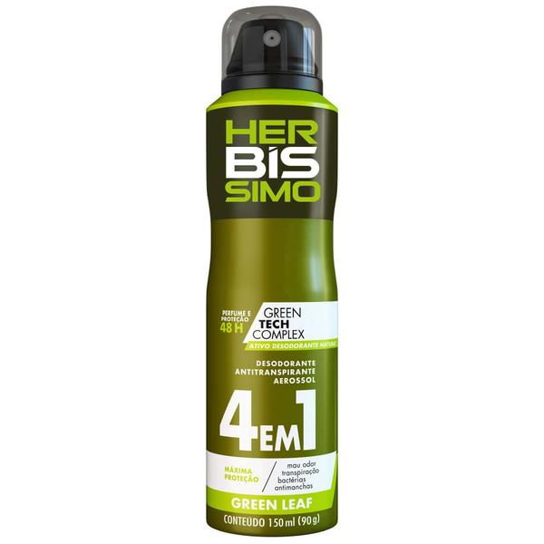 Imagem de Desodorante Aerosol Herbíssimo Green Leaf 150ml