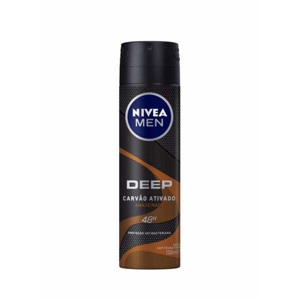 Imagem de Desodorante Aerosol Nivea Men Deep Amadeirado 150ml