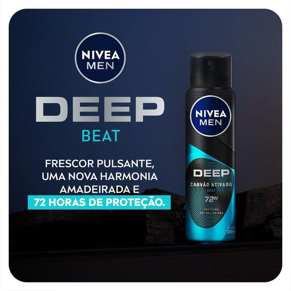 Imagem de Desodorante Aerosol Nivea Men Deep Beat 150ml