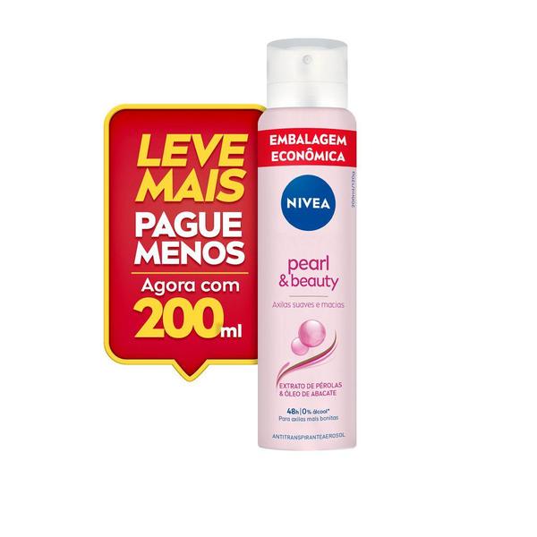 Imagem de Desodorante Aerosol Nivea Pearl & Beauty 200ml