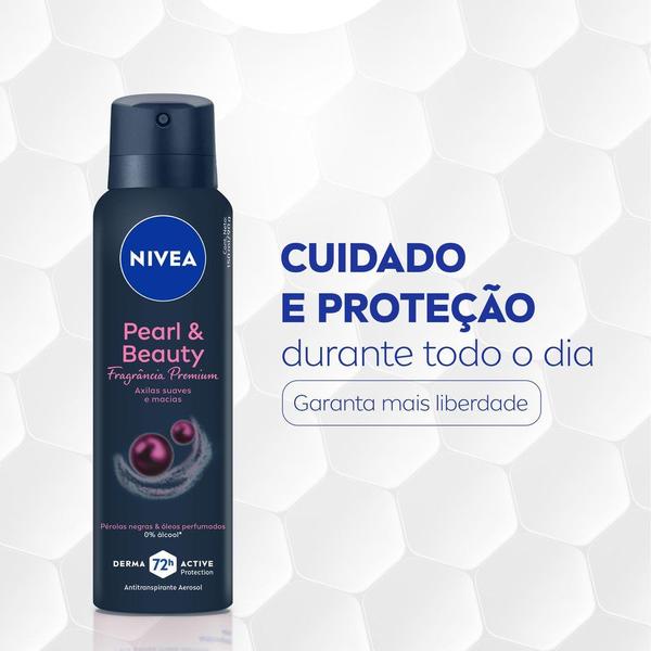 Imagem de Desodorante Aerosol Nivea Pearl E Beauty Fragrância Premium 150ml