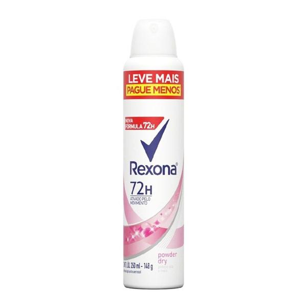 Imagem de Desodorante Aerosol Rexona Powder Dry 250ml Leve mais Pague menos