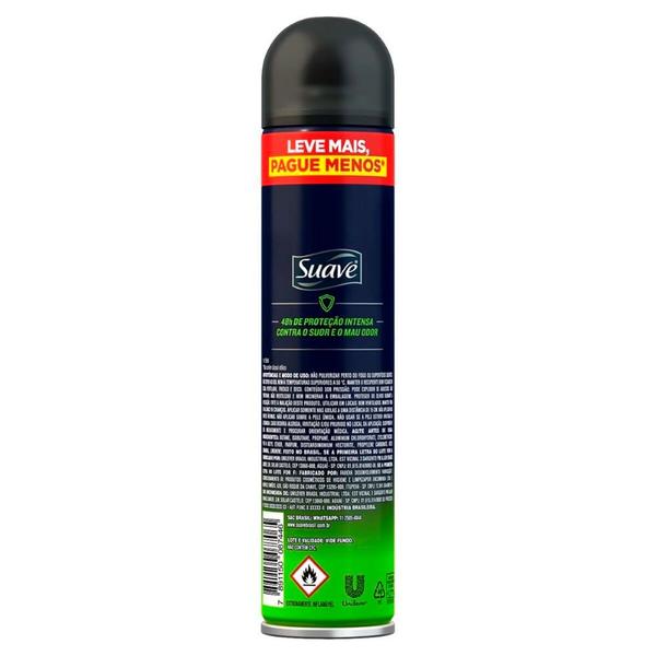 Imagem de Desodorante Aerosol Suave Men Antibacterial Proteção Intensa 200ml