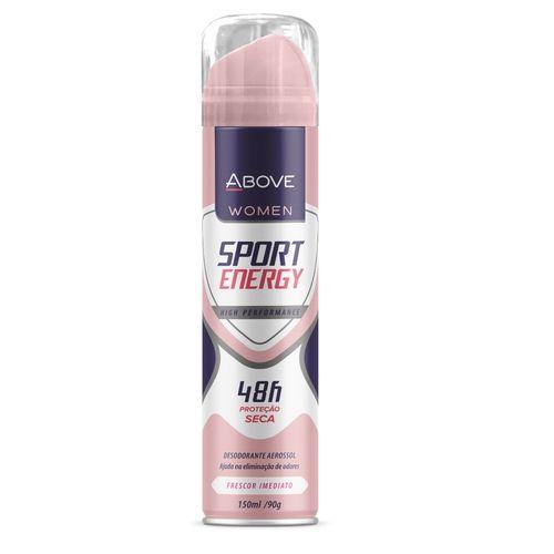 Imagem de Desodorante aerossol antitranspirante above women sport energy 150ml