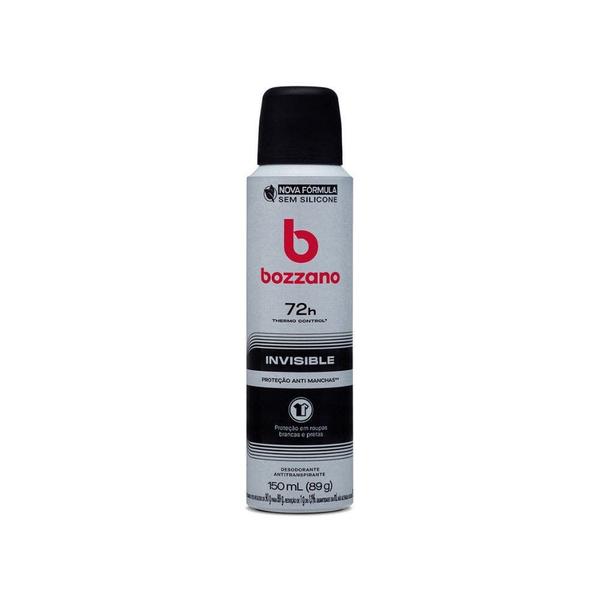 Imagem de Desodorante Aerossol Antitranspirante Masculino Bozzano Invisible 150ml