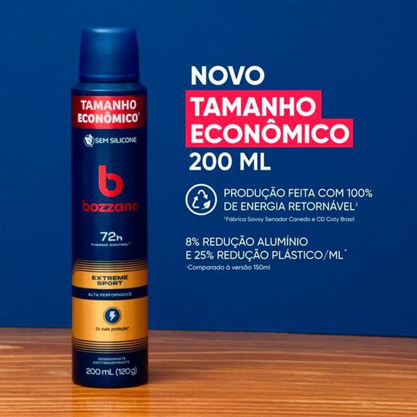 Imagem de Desodorante Aerossol Bozzano Extreme Sport Masculino 200ml