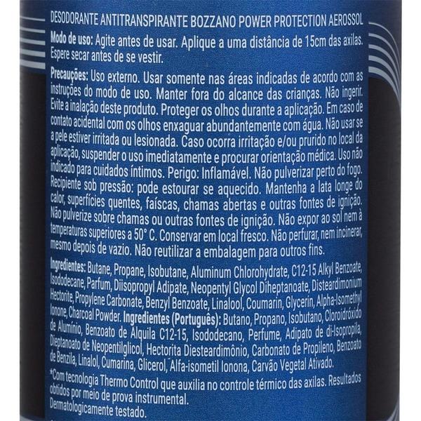 Imagem de Desodorante Aerossol Masculino Bozzano Power Protection 150ml