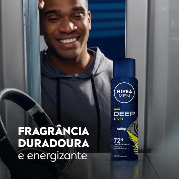 Imagem de Desodorante Aerossol Nivea Men Deep Sport 150ml