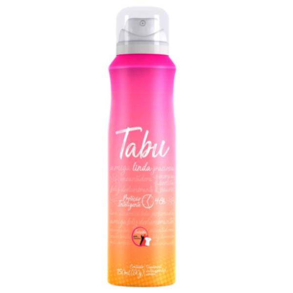 Imagem de Desodorante Aerossol Tabu Linda 150ml - C/ 6 UNIDADES