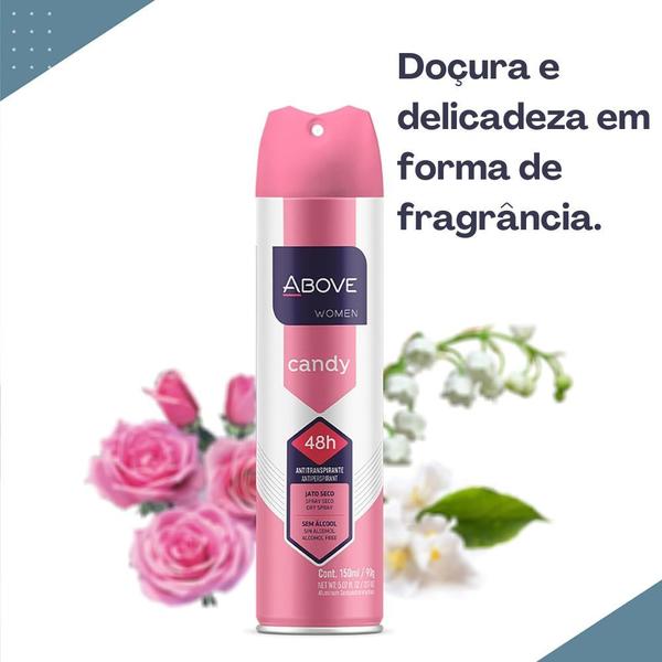 Imagem de Desodorante Antitranspirante Above Women Candy 150ml - Above