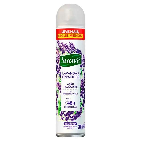 Imagem de Desodorante Antitranspirante Aerosol 48h Lavanda E Erva-Doce 200ml Suave