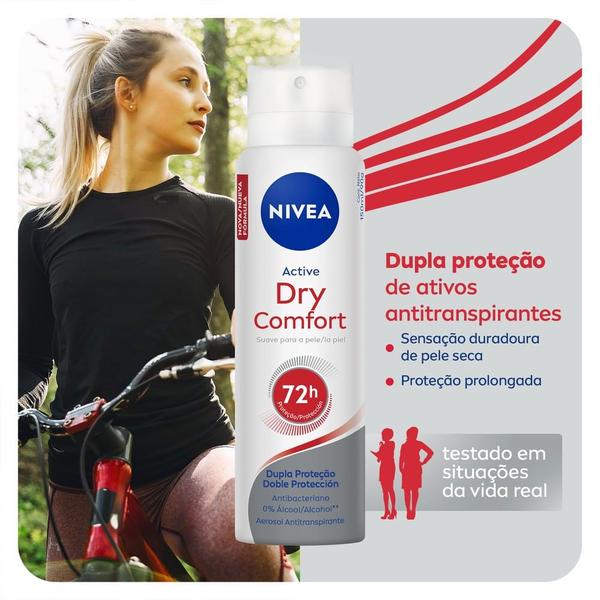 Imagem de Desodorante Antitranspirante Aerosol NIVEA 150ml Dry Comfort