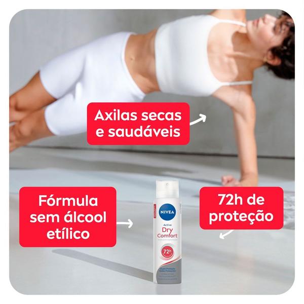 Imagem de Desodorante Antitranspirante Aerosol Nivea Dry Comfort 150ml