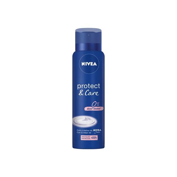 Imagem de Desodorante Antitranspirante Aerosol NIVEA Protect & Care 150ml- 3 unidades