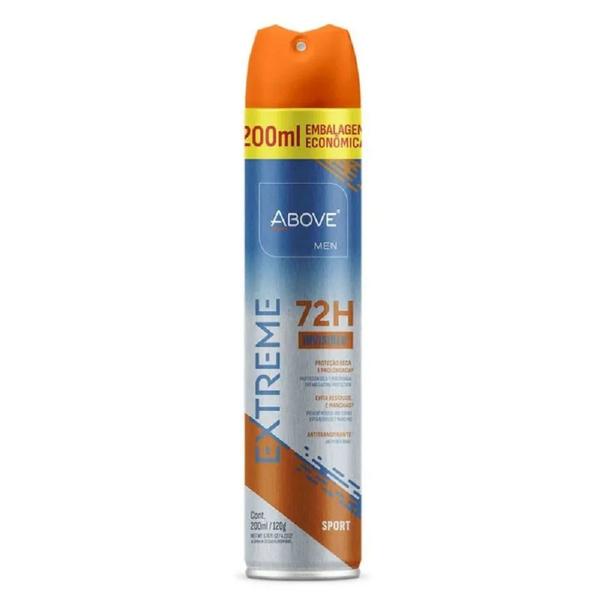 Imagem de Desodorante Antitranspirante Aerossol Above Men Extreme 72h Sport 200ml