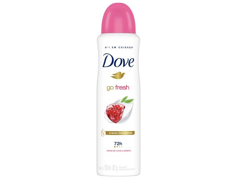 Desodorante Antitranspirante Aerossol Dove Go Fresh Feminino Romã e Verbena 150ml Desodorante Antitranspirante Aerossol Dove Go Fresh Feminino Romã e Verbena 150ml