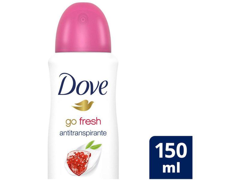 Imagem de Desodorante Antitranspirante Aerossol Dove  - Go Fresh Feminino Romã e Verbena 150ml